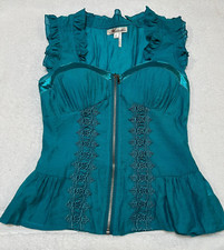 Turquoise lacy applique for sale  Sitka