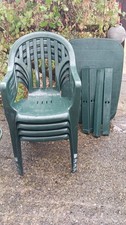 Green garden chairs for sale  WIRRAL