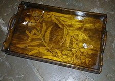 Plateau bois marqueterie d'occasion Plateau bois marqueterie d'occasion  Bardos