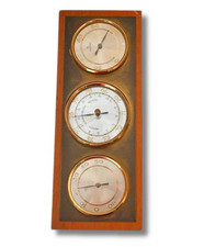 Analoge wetterstation holz gebraucht kaufen  Ober-Ramstadt