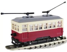 Bonde bonde escala N 1/150 2 eixos dois postes de carrinho vermelho creme movido bonde 14107, usado comprar usado  Enviando para Brazil