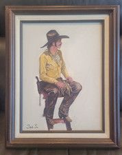 Western scene cowboy for sale  USA