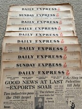 Daily express newspaper for sale  SKEGNESS