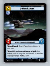 Star Wars Unlimited - U-Wing Lander - (Hyperspace Foil) (JTL) 804 comprar usado  Enviando para Brazil