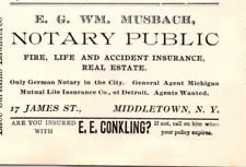 1900 musbach notary for sale  Moneta