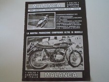 advertising Pubblicità 1973 MOTO MALANCA 125 E2C E 2C, usado comprar usado  Enviando para Brazil