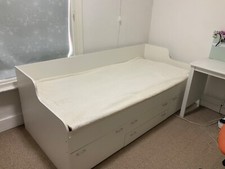 Single bed white for sale  LUTON