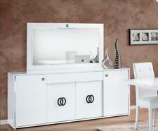 Zestaw Komoda Lustro Komoda Designerska Szafka Drewno Wysoki połysk XXL na sprzedaż  PL