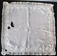 Antique linen bridal d'occasion  Expédié en Belgium