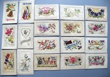 Ww1 embroidered silk for sale  TOTNES