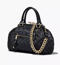Usado, Autêntica Bolsa Satchel Preta Antiga 2005 Marc Jacobs Acolchoada Couro Stam EXCELENTE comprar usado  Enviando para Brazil