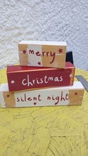 Wooden christmas decoration for sale  KING'S LYNN