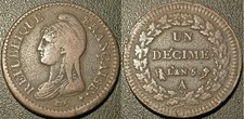 Directoire décime dupré d'occasion  Gallardon