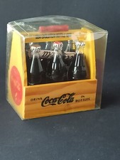 Juego de 6 mini botellas de Coca-Cola en una caja. Evolución de botellas 1894-1950.2017 segunda mano  Embacar hacia Mexico