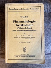 Pharmakologie toxikologie wehr gebraucht kaufen Pharmakologie toxikologie wehr gebraucht kaufen  München