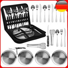Campingbesteck set personen gebraucht kaufen  Bochum