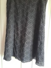 Black broderie anglaise for sale  WAKEFIELD