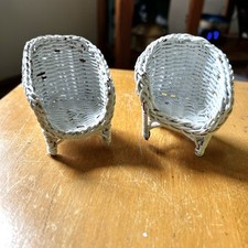 Vtg pair white for sale  Clio