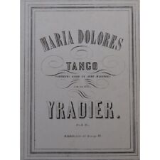YRADIER Sebastian Maria Dolores Chant Piano XIXe siècle comprar usado  Enviando para Brazil