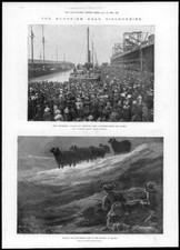 1897 antique print for sale  ASHFORD