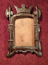 ANTIGA MOLDURA DE MADEIRA ESCULPIDA À MÃO 1800 ARTE POPULAR PRIMITIVA DINAMARQUESA DINAMARCA comprar usado  Enviando para Brazil
