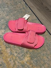 Adidas Slides Masculino Tamanho 10 Boost X Pharrell Chancletas HU Rosa FV7289 Novo com etiquetas comprar usado  Enviando para Brazil