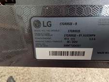 Ultragear 27gr95qe inch for sale  Chesterfield