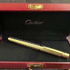 Caneta esferográfica de luxo estojo de metal Cartier comprar usado  Enviando para Brazil
