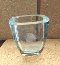 Heavy glass vase for sale  DEESIDE