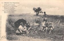 Cpa misere vignerons d'occasion  Claira