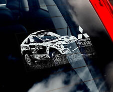 Adesivo para janela de carro Mitsubishi 4x4 - Dakar Rally -Pajero, L200, Warrior, Shogun Sign comprar usado  Enviando para Brazil