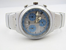 SWATCH IRONY CHRONO HOARFROST - MIT FLIPLOCKARMBAND - REFURBISHED -, usado comprar usado  Enviando para Brazil