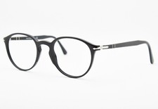Persol Black Glasses Frame Classic Office Eyewear Hand Made in Italy comprar usado  Enviando para Brazil