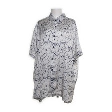 River Island, sukienka bluzkowa, rozmiar: 3XL, szara/beżowa/niebieska, poliester, damska #N86, używany na sprzedaż  PL
