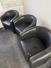 tan leather tub chair for sale tan leather tub chair for sale  NOTTINGHAM