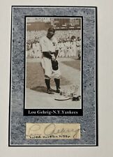 Lou gehrig signed for sale  Santa Fe Springs