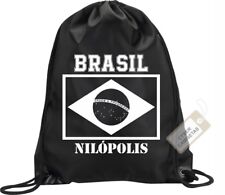 BOLSA MOCHILA NILOPOLIS BRASIL ACADEMIA BOLSA ESPORTE , usado comprar usado  Enviando para Brazil