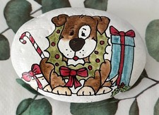 Handbemalter naturstein weihna gebraucht kaufen Handbemalter naturstein weihna gebraucht kaufen  Bützow