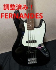 Baixo elétrico Fernandes RJB-380 jazz baixo preto usado comprar usado  Enviando para Brazil