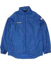 Jaqueta de chuva masculina KAPPA com capuz Reino Unido 44 2XL azul poliamida CP15 comprar usado  Enviando para Brazil