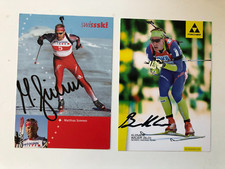 Biathlon autogrammkarten kleme gebraucht kaufen  Wolfsburg