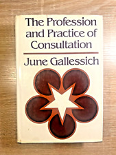 The Profession and Practice of Consultation June Gallessich Hardcover Book 1982 segunda mano  Embacar hacia Mexico