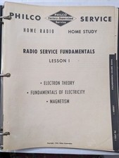 Fundamentos de serviço de rádio vintage 1953 Philco Home Study comprar usado  Enviando para Brazil
