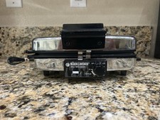 Black & Decker Grill & Waffle Baker chapa de ferro elétrica G49TD aço inoxidável comprar usado  Enviando para Brazil