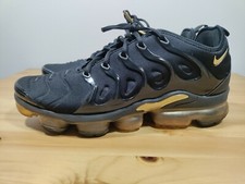 Tênis de corrida Nike Air VaporMax Plus preto metálico dourado masculino tamanho 13 CW7299-001 comprar usado  Enviando para Brazil