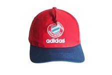 Vintage BAYERN Munchen Adidas Cap lata 90. czapka piłkarska duże logo Monachium czerwony / niebieski na sprzedaż Vintage BAYERN Munchen Adidas Cap lata 90. czapka piłkarska duże logo Monachium czerwony / niebieski na sprzedaż  PL