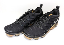 Tênis Nike Air VaporMax Plus preto metálico dourado CW7299-001 masculino tamanho 8.5 comprar usado  Enviando para Brazil