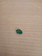 Emerald colour teardrop for sale  DUNDEE