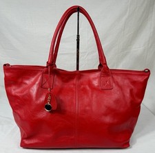 Usado, 😎😎😎Lavorazione Artigiana BOLSA HOBO DE COURO ITALIANO VERMELHA LISA REQUINTADA comprar usado  Enviando para Brazil