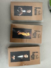 Videocassette padrino trilogia usato  Magione
